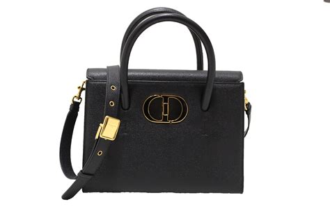 Medium St Honoré Tote Black Grained Calfskin 